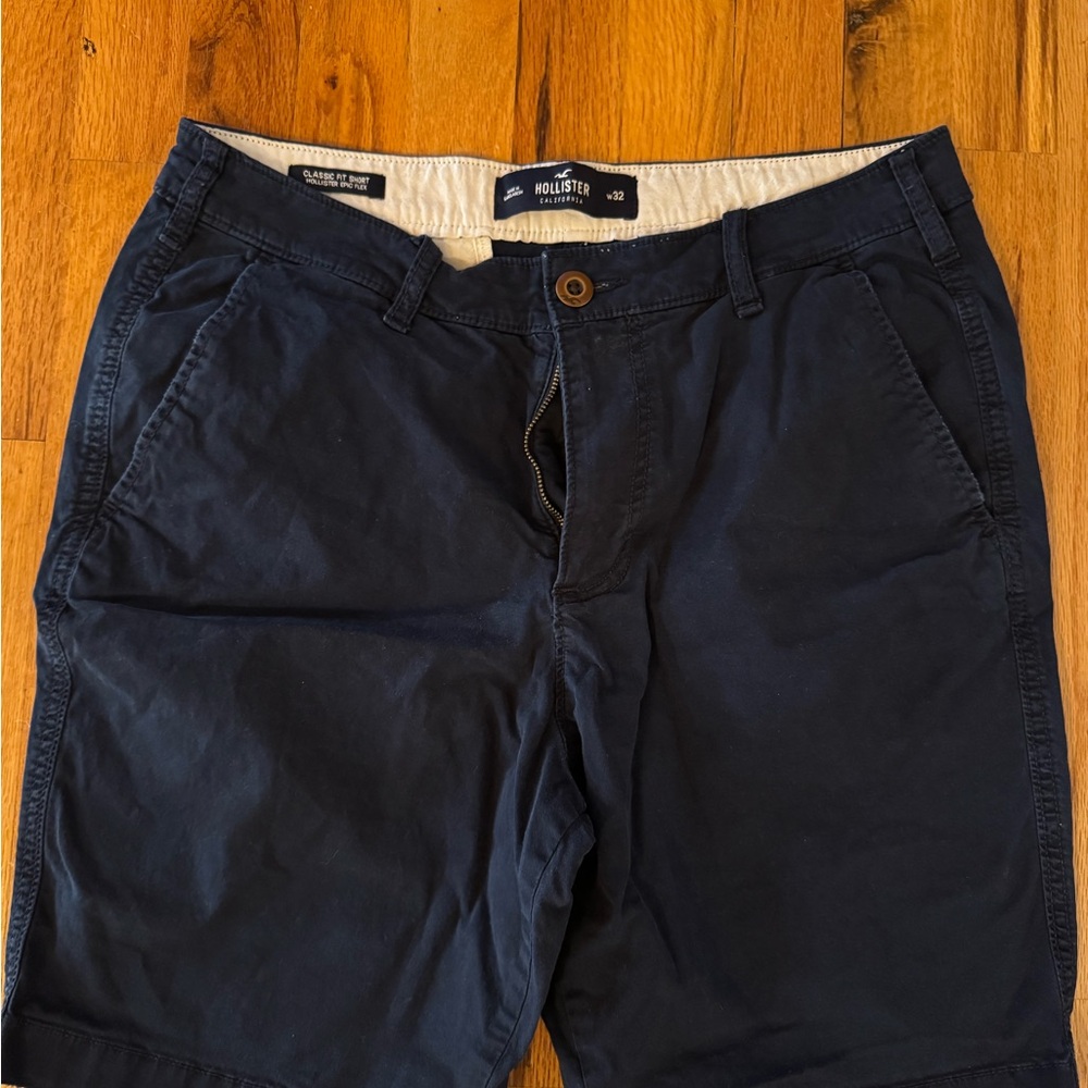 Hollister Dark Blue Casual Shorts